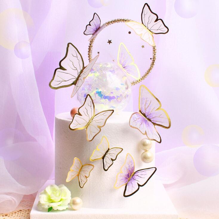 Butterfly Cake Toppers Cake Decoration Handmade Birthday Topper For Wedding Birthday Party Baby Shower
Butterfly Cake Toppers Cake Decoration Handmade Birthday Topper For Wedding Birthday Party Baby Shower
