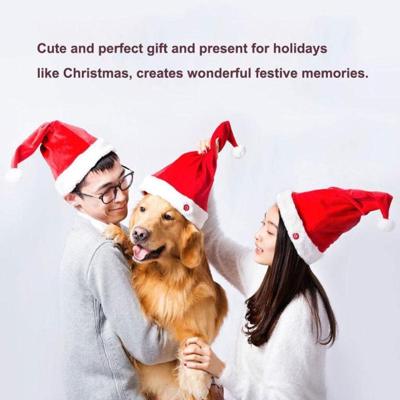 Christmas Hat Led Electric Christmas Hat Singing Swing Santa Cap Music Party Funny Cheerful Beautiful Atmosphere
Christmas Hat Led Electric Christmas Hat Singing Swing Santa Cap Music Party Funny Cheerful Beautiful Atmosphere
