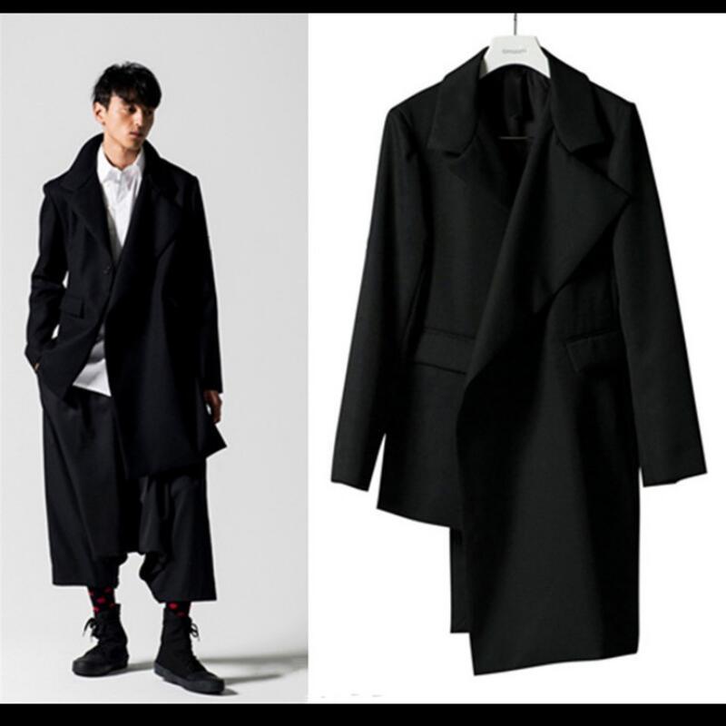 2020 Men's Jacket Long Down Suits Asymmetric Single-breasted Non-mainstream Thin New Blazers in S-6xl Fashion Anyd, Black
2020 Men's Jacket Long Down Suits Asymmetric Single-breasted Non-mainstream Thin New Blazers in S-6xl Fashion Anyd, Black