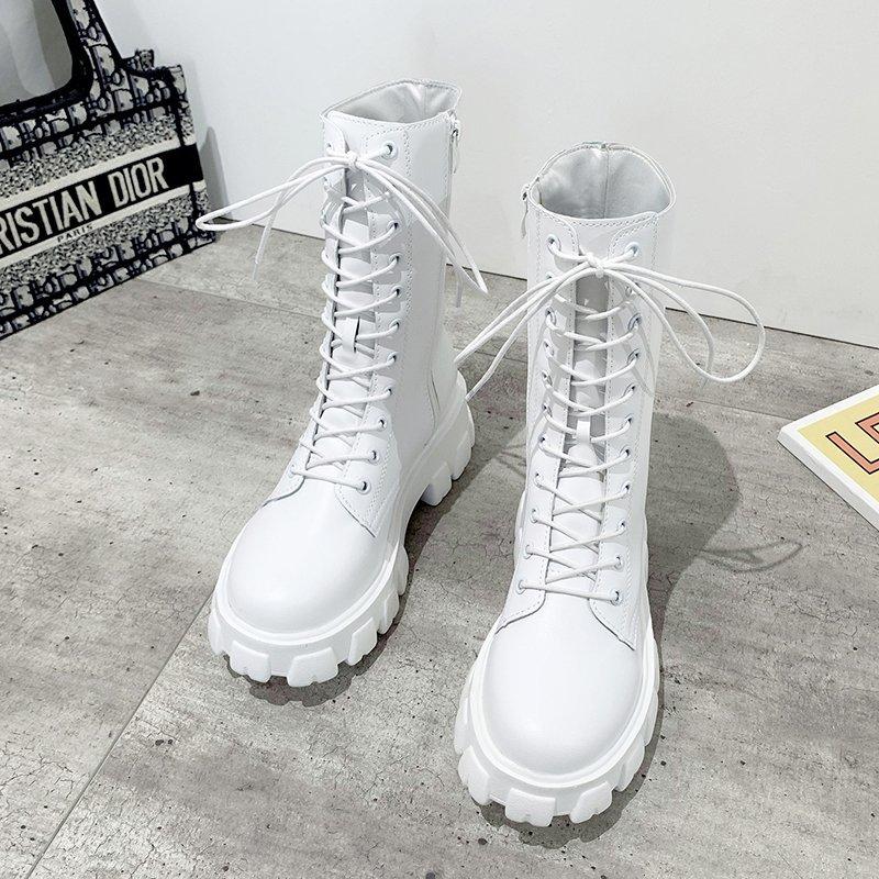 Boots Women White High Platform Gothic Shoes Female Combat 2021 Autumn Fashion Black Leather Mid Calf
Boots Women White High Platform Gothic Shoes Female Combat 2021 Autumn Fashion Black Leather Mid Calf