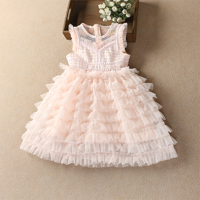 2021 New 4-9 Years Girls Layered Summer Lace Mesh Kids Children Girl Clothing Party Formal Princess Jmi5, Beige
2021 New 4-9 Years Girls Layered Summer Lace Mesh Kids Children Girl Clothing Party Formal Princess Jmi5, Beige