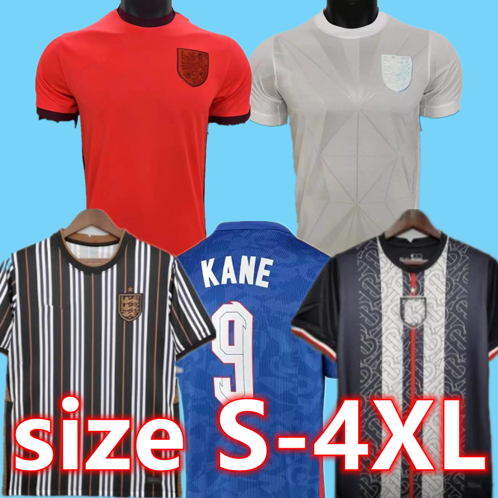 

size S-4XL 2022 2023 soccer jersey KANE STERLING RASHFORD SANCHO HENDERSON BARKLEY MAGUIRE 22 23 national football shirts men + kids kit sets uniforms, Adult away