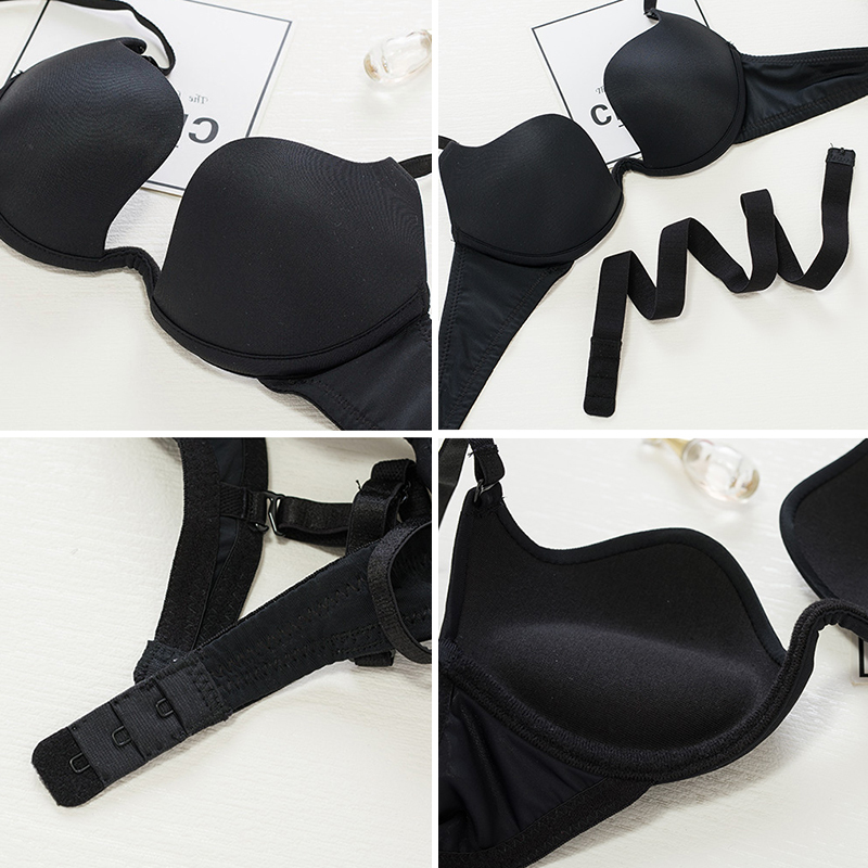 BH Top Super Push Up Bras For Women Plus Size Sexy Lingerie Invisible Backless Bra Women's Underwear Seamless Female Brassiere 201202