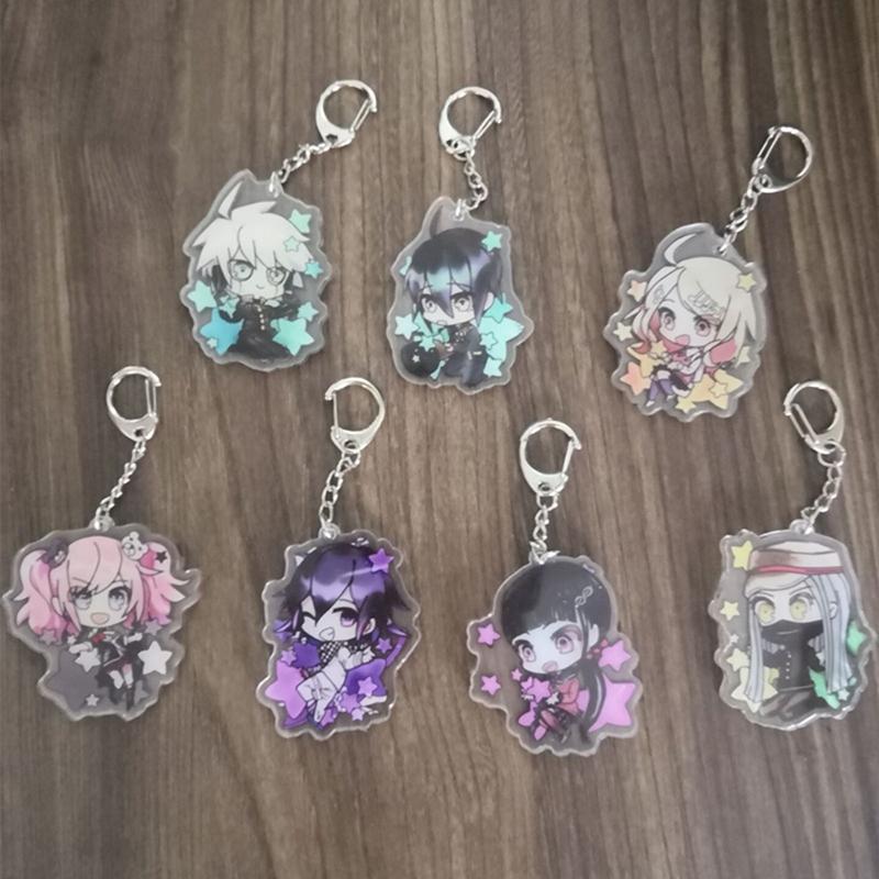 Keychains Cute Anime Dangan Ronpa Danganronpa Acrylic Keychain Kokichi Saihara Keyring Base Stands
Keychains Cute Anime Dangan Ronpa Danganronpa Acrylic Keychain Kokichi Saihara Keyring Base Stands