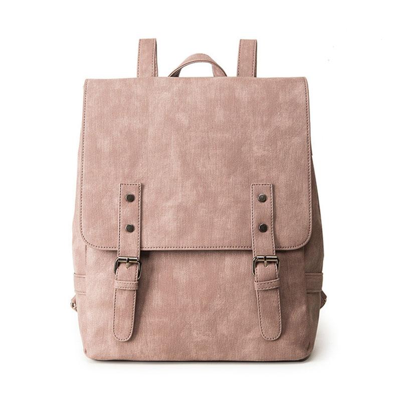 Preppy Style Women Backpack For Girl Vintage Shoulder Bags High Quality Youth Leather Travel Backpack For Teenage School Bag Hot, Black
Preppy Style Women Backpack For Girl Vintage Shoulder Bags High Quality Youth Leather Travel Backpack For Teenage School Bag Hot, Black