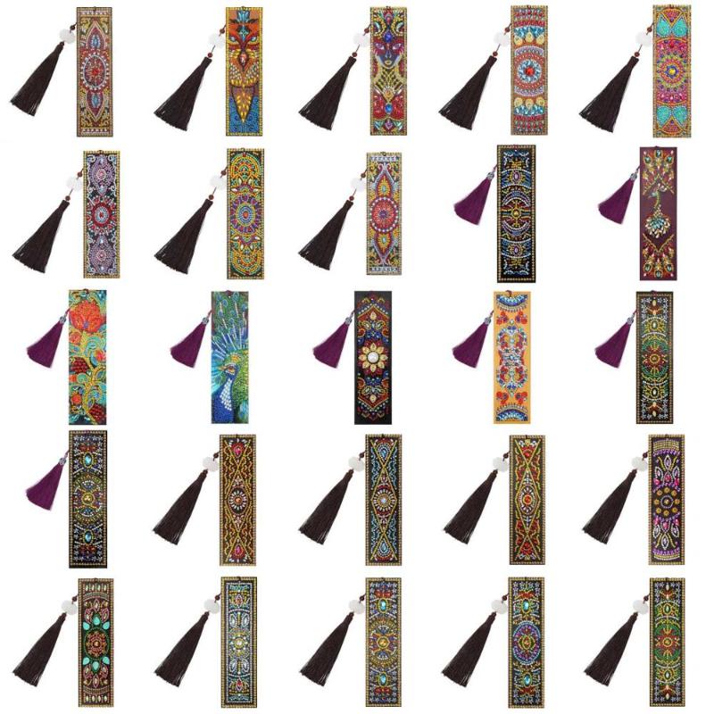 5D DIY Diamond Painting Leather DIY Craft Book Page Mark for Books Bookmark Tassel Book Marks Special Shaped Diamond Embroidery
5D DIY Diamond Painting Leather DIY Craft Book Page Mark for Books Bookmark Tassel Book Marks Special Shaped Diamond Embroidery