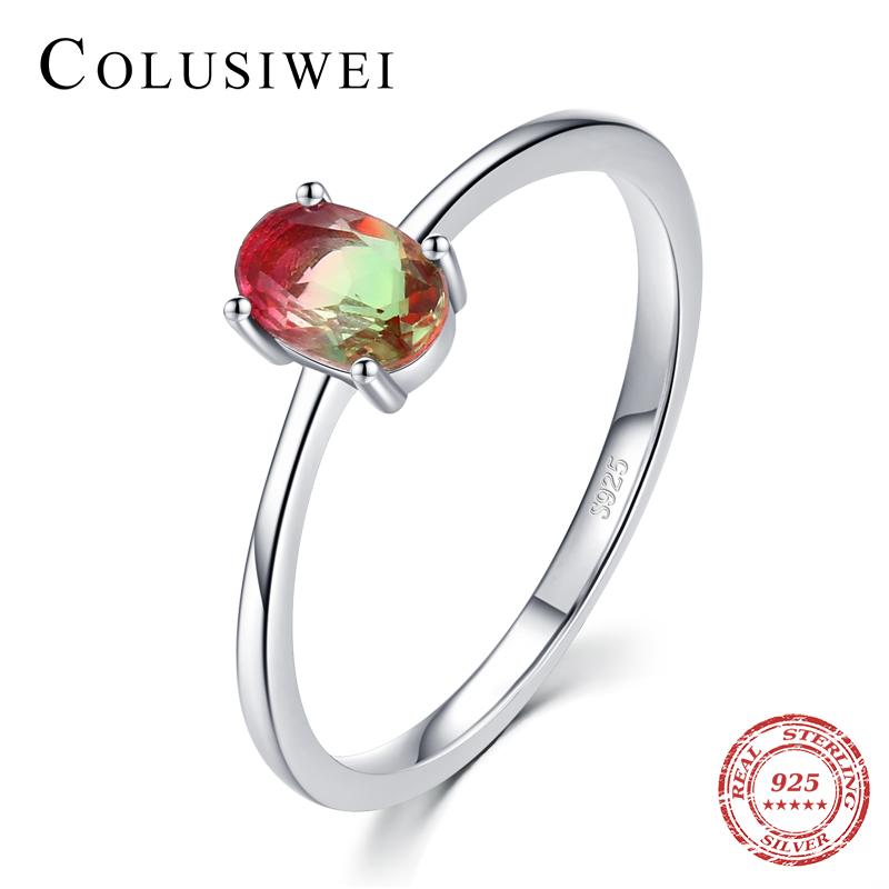 Cluster Rings Colusiwei Romantic 925 Sterling Silver Geometric Cut Oval Watermelon Tourmaline Finger Ring For Women Bride Wedding Jewelry
Cluster Rings Colusiwei Romantic 925 Sterling Silver Geometric Cut Oval Watermelon Tourmaline Finger Ring For Women Bride Wedding Jewelry