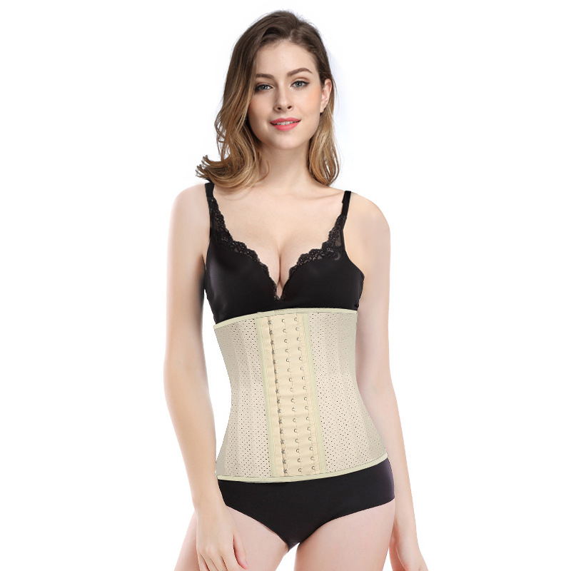25 Steel Boned Underbust Latex Corset Breathable Waist Shaper Women Postpartum Recovery Waist Control Body Cincher Slimming Plus Size