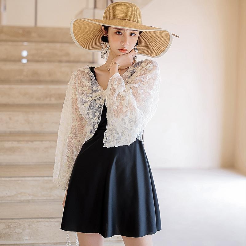 One-Piece Suits Long Sleeve Swimsuit Women One Piece 2 Sets Solid Swimwear White Smock Bathing Suit L-4XL Pleated Skirts Padded Wire-free
One-Piece Suits Long Sleeve Swimsuit Women One Piece 2 Sets Solid Swimwear White Smock Bathing Suit L-4XL Pleated Skirts Padded Wire-free