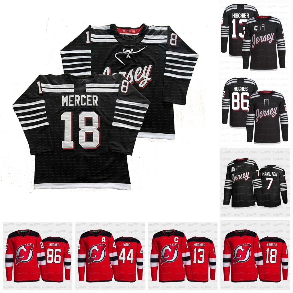 18 Dawson Mercer New Jersey Devils 2022 Black Jersey Dougie Hamilton Nico Hischier Jack Hughes Jesper Bratt Andreas Johnsson Sharangovich Blackwood Martin Brodeur, 2022 pride night mens s-3xl
18 Dawson Mercer New Jersey Devils 2022 Black Jersey Dougie Hamilton Nico Hischier Jack Hughes Jesper Bratt Andreas Johnsson Sharangovich Blackwood Martin Brodeur, 2022 pride night mens s-3xl