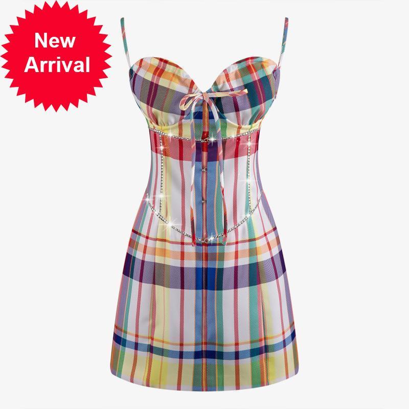 2021 New New Designer of the Female Brand Summer Boho Sexy Beach Mini Plaid Frizzy Luxury Club Elegant Dress Party Raau, Blue
2021 New New Designer of the Female Brand Summer Boho Sexy Beach Mini Plaid Frizzy Luxury Club Elegant Dress Party Raau, Blue