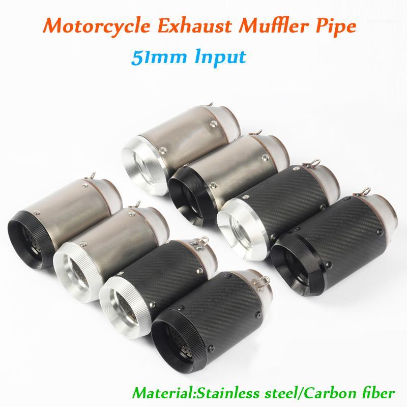 51mm Input Stainless Steel Exhaust Muffler Pipe DB Killer Refit Motorcycle Tail Vent Pipe Baffler System Universal1
51mm Input Stainless Steel Exhaust Muffler Pipe DB Killer Refit Motorcycle Tail Vent Pipe Baffler System Universal1
