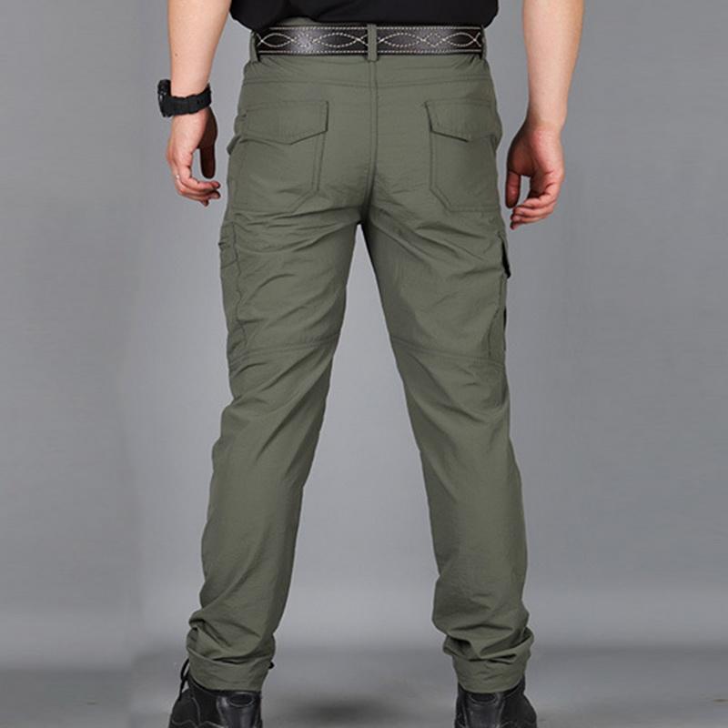 Men Cargo Pant Men Multi-Pocket Overall Male Combat Trousers Tooling Pants Army Green Cargo Pants Size S-4XL