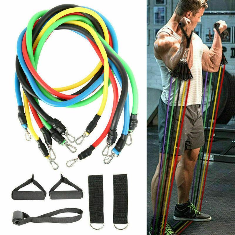 11Pcs Resistance Band Fitness Gym Equipment Yoga Elastic Training Pull Rope Set Pilates Elastic Tubes Workout Equipment1
11Pcs Resistance Band Fitness Gym Equipment Yoga Elastic Training Pull Rope Set Pilates Elastic Tubes Workout Equipment1