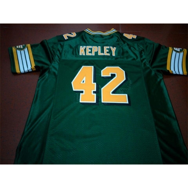 2604 Edmonton Eskimos #42 Dan Kepley White Green real Full embroidery College Jersey Size S-4XL or custom any name or number jersey
2604 Edmonton Eskimos #42 Dan Kepley White Green real Full embroidery College Jersey Size S-4XL or custom any name or number jersey