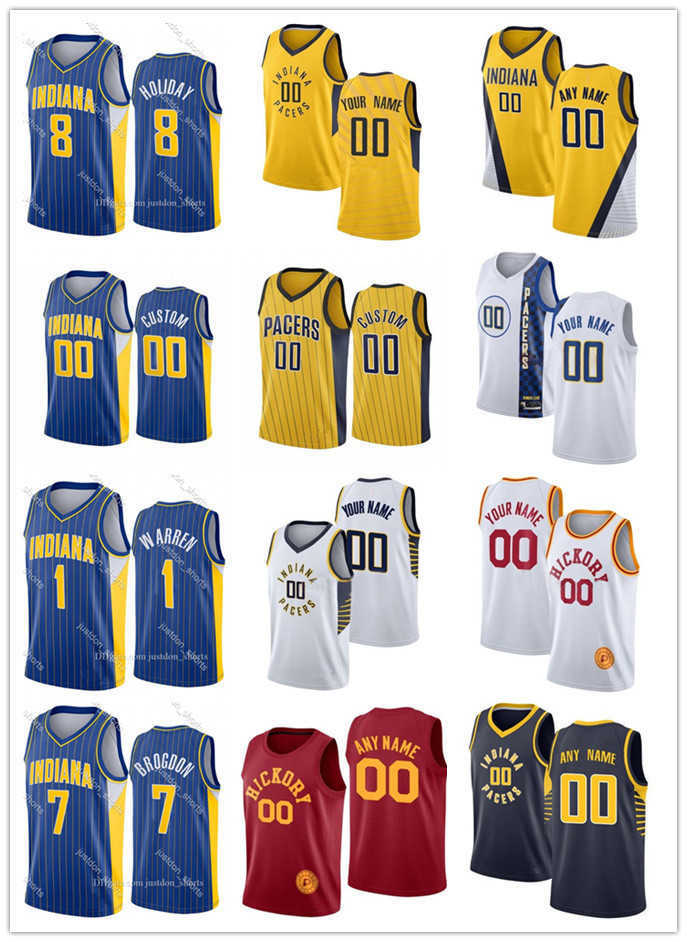 75th Men Women Youth Indiana''Pacers''28 Keifer Sykes 1 T.J. Warren 11 Domantas Sabonis 7 Malcolm Brogdon Custom Basketball Jersey, Color
75th Men Women Youth Indiana''Pacers''28 Keifer Sykes 1 T.J. Warren 11 Domantas Sabonis 7 Malcolm Brogdon Custom Basketball Jersey, Color