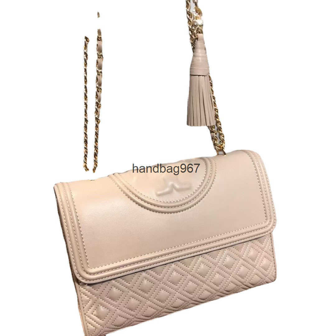 

2022 designer Bags Tory's Handbag 2022 20 women's oblique span Sheepskin Single Shoulder rhombic chain Burch's