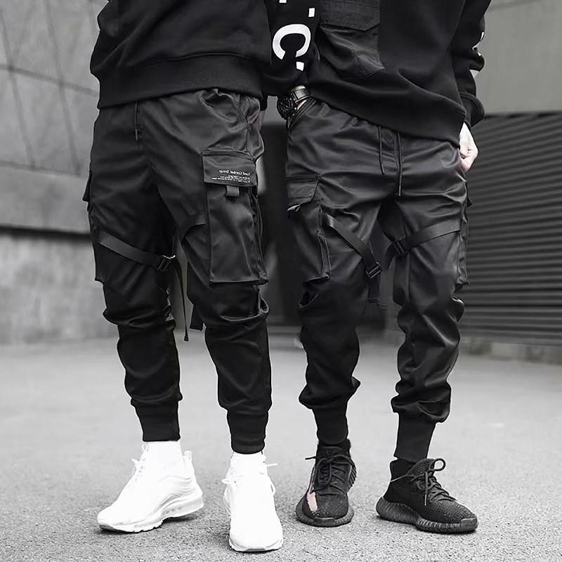 Men Sweatshirts Jogging Pants Men Casual Pants Fashion Drawstring Multi Pockets Straps Ankle Tied Cargo Long Trousers, Black
Men Sweatshirts Jogging Pants Men Casual Pants Fashion Drawstring Multi Pockets Straps Ankle Tied Cargo Long Trousers, Black