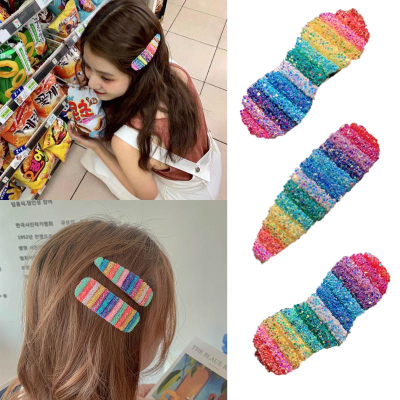 Ruoshui Woman Colorful Hairpins Sequin Hair Clips BB Barrettes Hair Accessories Ladies Headwear Hairgrip Birthday Ornaments
Ruoshui Woman Colorful Hairpins Sequin Hair Clips BB Barrettes Hair Accessories Ladies Headwear Hairgrip Birthday Ornaments
