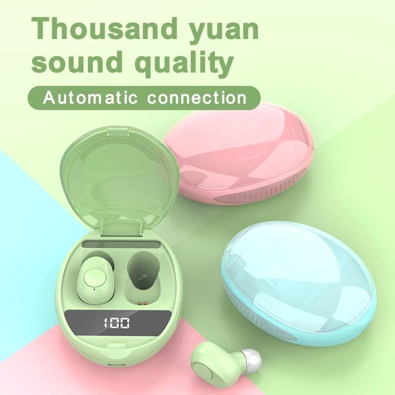 Cross-border explosive L30 wireless bluetooth headset 5.0 TWS battery display binaural stereo macarons, White
Cross-border explosive L30 wireless bluetooth headset 5.0 TWS battery display binaural stereo macarons, White