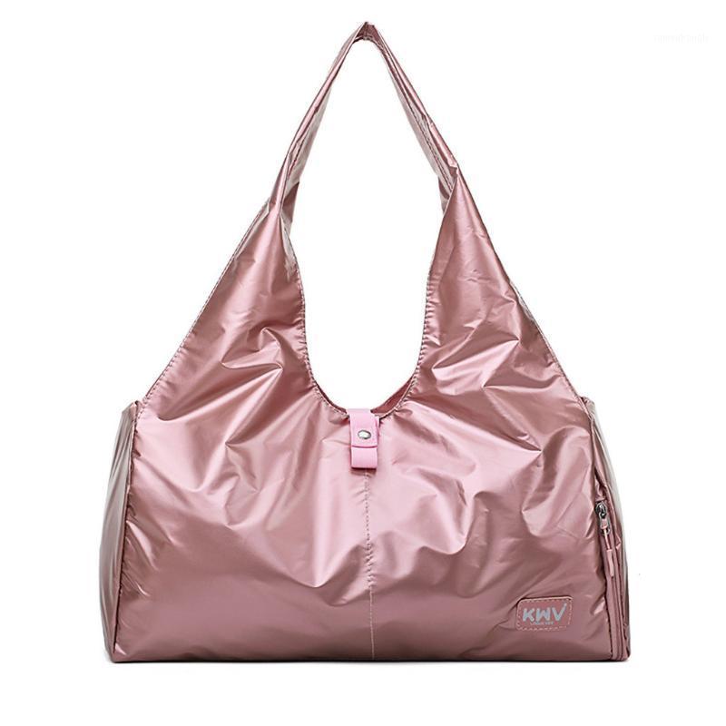 Pink Shiny Yoga Mat Bags Multi Pocket Travel Bag Waterproof Short Trip Duffel With Shoe Compartment Women Gym Fitness Luggages1, Pk
Pink Shiny Yoga Mat Bags Multi Pocket Travel Bag Waterproof Short Trip Duffel With Shoe Compartment Women Gym Fitness Luggages1, Pk