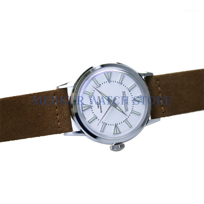 MERKUR Conqueror Vintage Dive Watch Homage First Generation Alpinist Sapphire Glass 38S Japan1, White dial
MERKUR Conqueror Vintage Dive Watch Homage First Generation Alpinist Sapphire Glass 38S Japan1, White dial