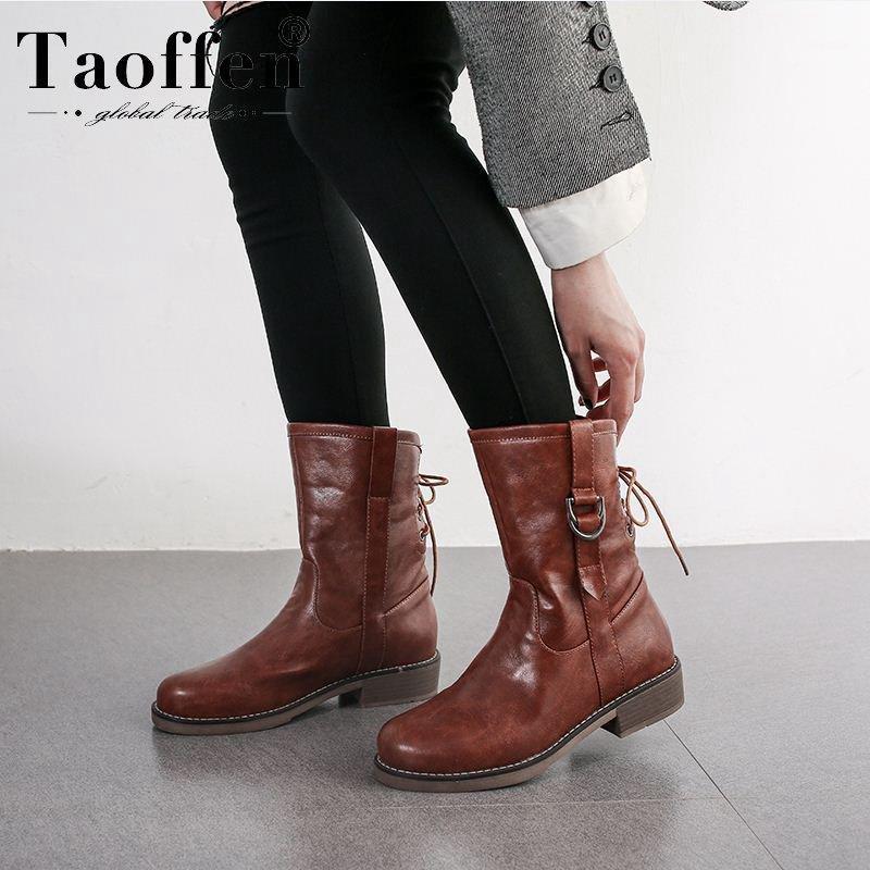 TAOFFEN Women Cross Strap Fashion Ankle Boots Plush Fur Winter Warm Work Shoes Women Round Toe Flats Boots Footwear Size 34-431, Black with plush
TAOFFEN Women Cross Strap Fashion Ankle Boots Plush Fur Winter Warm Work Shoes Women Round Toe Flats Boots Footwear Size 34-431, Black with plush