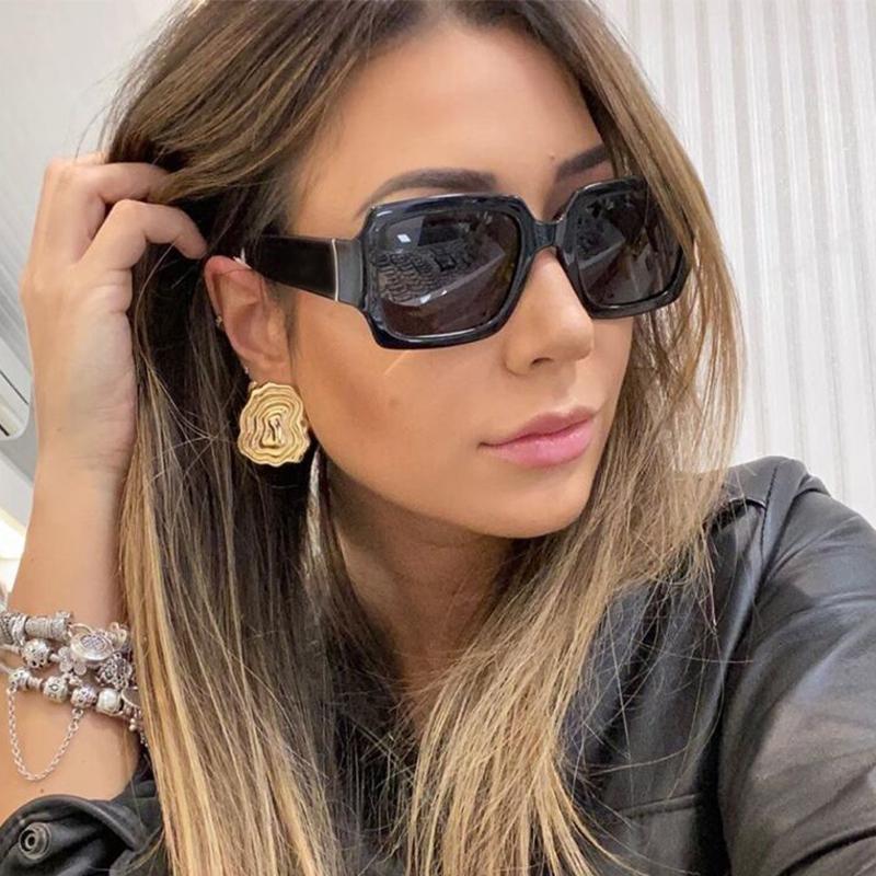 Sunglasses Trend Square Sun Glasses For Women Fashion 2021 Female Vintage Rectangle Brand Designer Big Frame Black UV400
Sunglasses Trend Square Sun Glasses For Women Fashion 2021 Female Vintage Rectangle Brand Designer Big Frame Black UV400