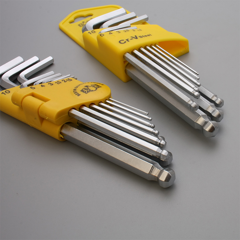 QHTITEC Chrome-vanadium Steel Long Arm Ball End Hex Key Wrench Set Socket Head Metric Wrench Hexagon Spanner Universal Hand Tool
QHTITEC Chrome-vanadium Steel Long Arm Ball End Hex Key Wrench Set Socket Head Metric Wrench Hexagon Spanner Universal Hand Tool