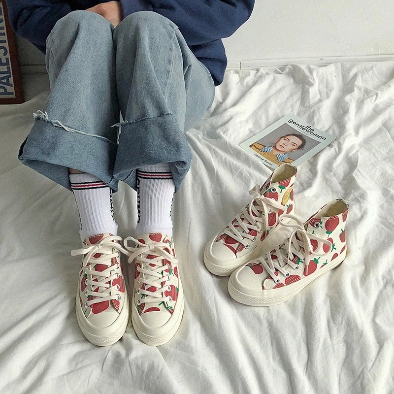 Women's Shoes New Fashion Women Canvas Shoes Printed Casual Breathable Cute Strawberry Women Casual Shoes Fashion Sneakers #rB3P
Women's Shoes New Fashion Women Canvas Shoes Printed Casual Breathable Cute Strawberry Women Casual Shoes Fashion Sneakers #rB3P