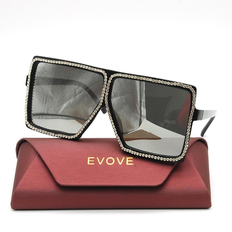 Evove Rhinestone Sunglasses Women Oversized 150mm Sun Glasses for Woman Diamond DIY Ins Fashion Female Shades Ladies Luxury
Evove Rhinestone Sunglasses Women Oversized 150mm Sun Glasses for Woman Diamond DIY Ins Fashion Female Shades Ladies Luxury
