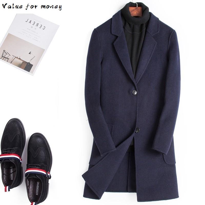 Double-sided 2020 Wool Coat Men Overcoat Long Jacket Men Slim Korean Mens Coats and Jackets Casaco Masculino M063 KJ2453, Dark gray
Double-sided 2020 Wool Coat Men Overcoat Long Jacket Men Slim Korean Mens Coats and Jackets Casaco Masculino M063 KJ2453, Dark gray