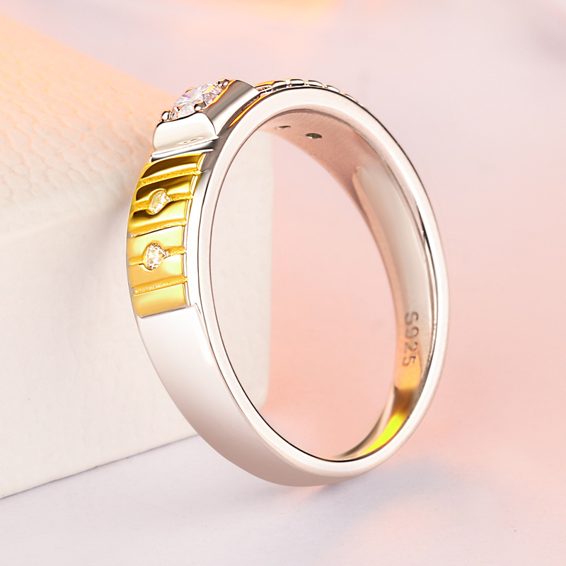 Fashion Tonglin Foreign Trade Hot Sale Fashion Ring Mens European and American 925 Sterling Silver Zircon Color Separation Accessories Jewel
Fashion Tonglin Foreign Trade Hot Sale Fashion Ring Mens European and American 925 Sterling Silver Zircon Color Separation Accessories Jewel