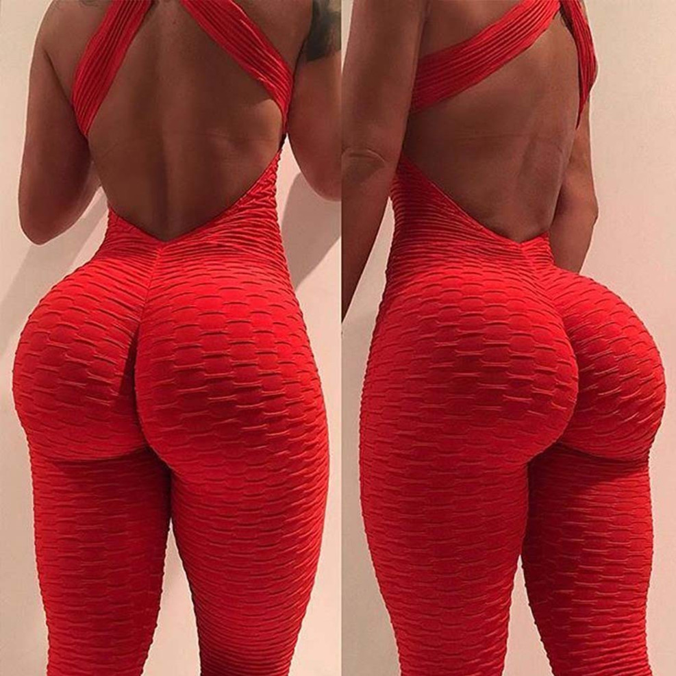 2019 Sexy Women' Tracksuit Yoga Pants High Waist Gym Play suit Push up Slim Sport Backless Top Running Sportswear Soft Jumpsuit165, Black
2019 Sexy Women' Tracksuit Yoga Pants High Waist Gym Play suit Push up Slim Sport Backless Top Running Sportswear Soft Jumpsuit165, Black