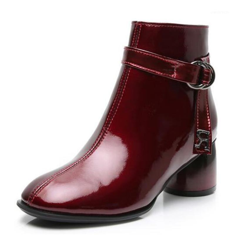 Top Cowhide Patent Leather Boots Autumn Boots Comfort Elegant Fashion Women Leather Shoes High Heels Women Winter1, Black winter boots
Top Cowhide Patent Leather Boots Autumn Boots Comfort Elegant Fashion Women Leather Shoes High Heels Women Winter1, Black winter boots