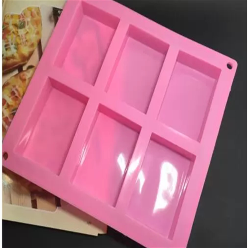 Baking Moulds 85525cm square Silicone Baking Mould Cake Pan Molds Handmade Biscuit Soap mold2561287