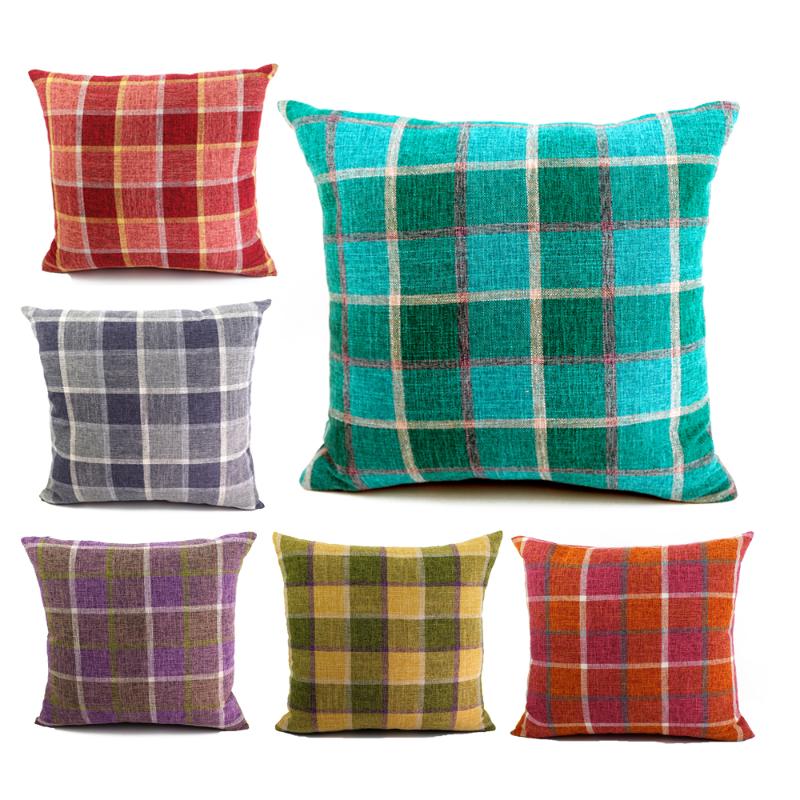 Imitation Linen Plaid Throw Pillow Covers Square Home Decorative Pillow Case 45*45 Nordic Style Sofa Cushion Cover for Couch Bed, Ht-pilj-a-14
Imitation Linen Plaid Throw Pillow Covers Square Home Decorative Pillow Case 45*45 Nordic Style Sofa Cushion Cover for Couch Bed, Ht-pilj-a-14