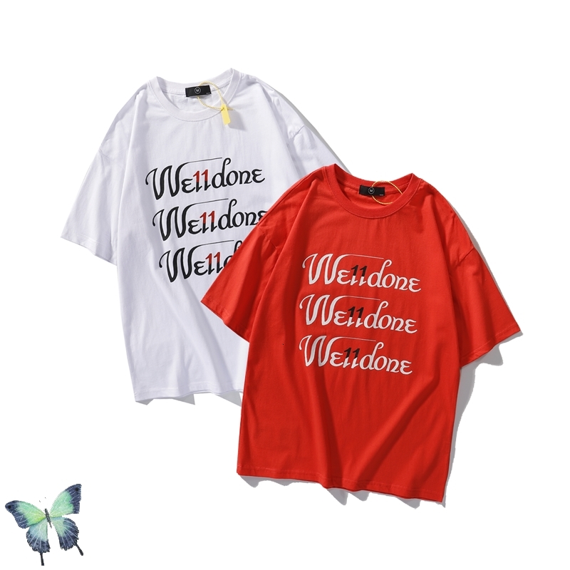 2021 New Welldone t Shirt Well Done High Quality Cotton T-shirt Men Women Classic Washed Red White T-shirts Fast Shipping 193z
2021 New Welldone t Shirt Well Done High Quality Cotton T-shirt Men Women Classic Washed Red White T-shirts Fast Shipping 193z