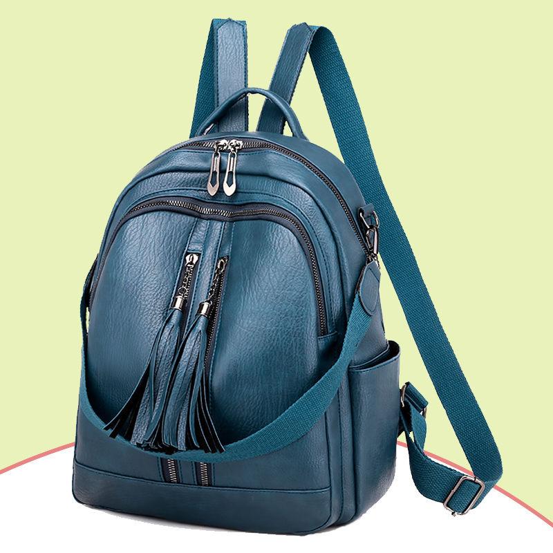 2021 New PU Leather Women Tassel Backpack Casual School Backpack for Teenager Girl Large Capacity Multifunction Y21, Heise
2021 New PU Leather Women Tassel Backpack Casual School Backpack for Teenager Girl Large Capacity Multifunction Y21, Heise