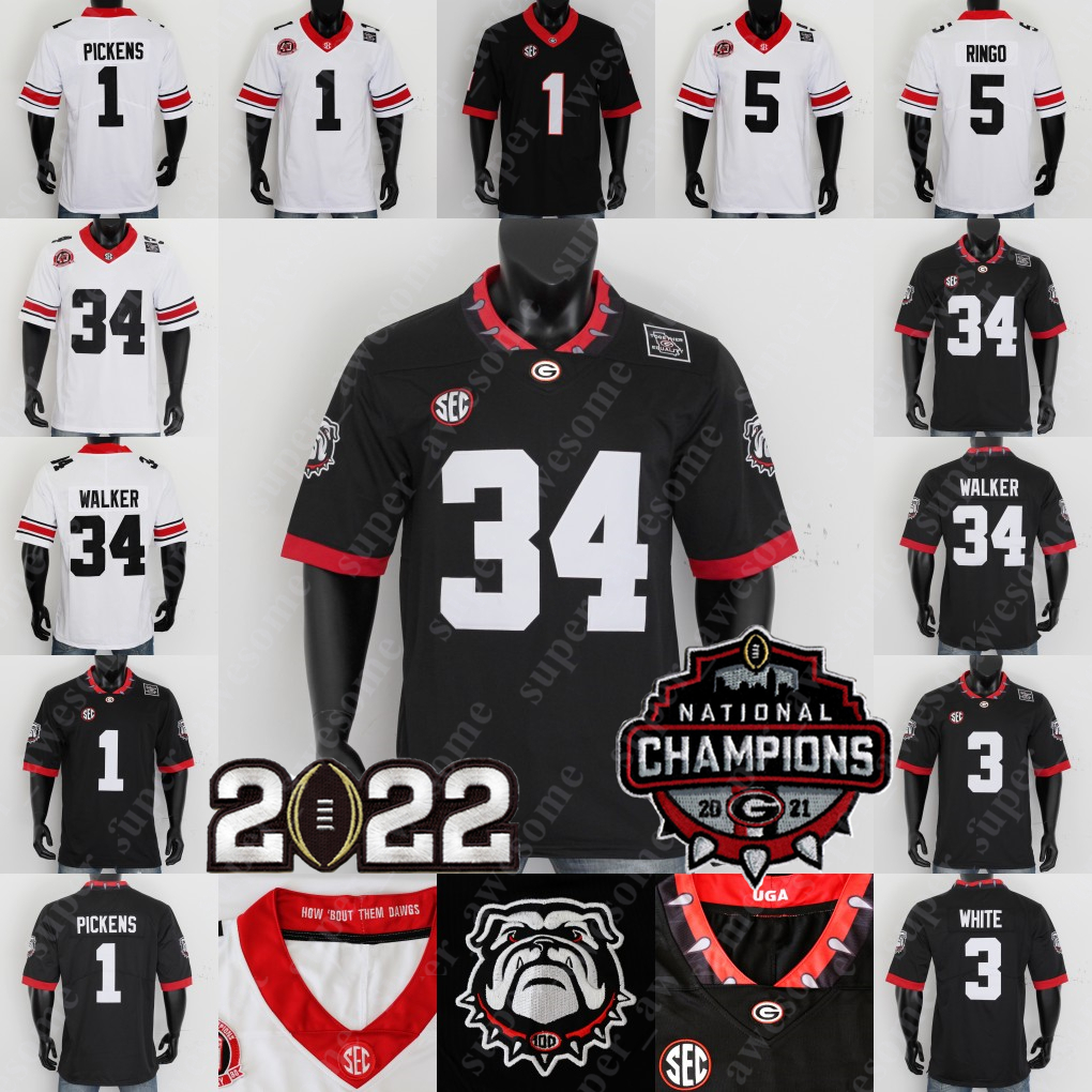 2021 Champions Georgia Bulldogs Football Jersey Jermaine Burton George Pickens Adonai Mitchell Kearis Jackson Travon Walker Channing Tindall Kenny McIntosh, 150th-white
2021 Champions Georgia Bulldogs Football Jersey Jermaine Burton George Pickens Adonai Mitchell Kearis Jackson Travon Walker Channing Tindall Kenny McIntosh, 150th-white
