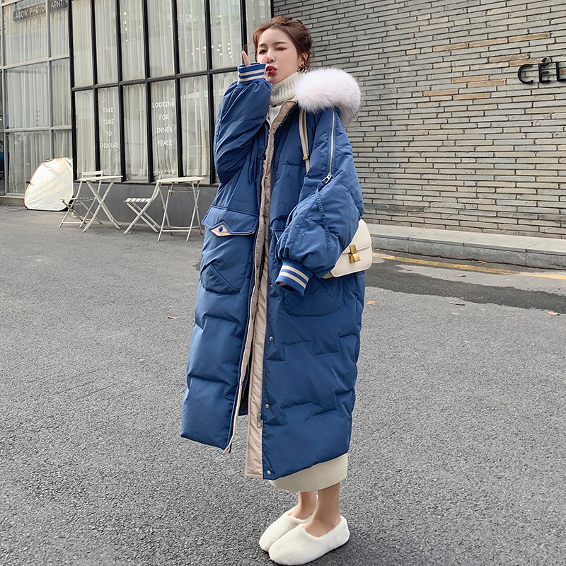 2021 New Winter Women' 90% White Duck Down Long New with Hood Big Leather Neck Single Thick Breasted Cotton Jacket 8y Vnh4, Blue
2021 New Winter Women' 90% White Duck Down Long New with Hood Big Leather Neck Single Thick Breasted Cotton Jacket 8y Vnh4, Blue