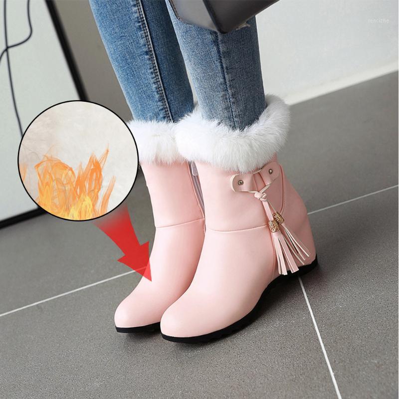 Plus Size 34-43 Women Boots Winter Warm Fur Sexy Fashion Pu Mid-calf Snow Boots Black Pink White Height Increasing Shoes1
Plus Size 34-43 Women Boots Winter Warm Fur Sexy Fashion Pu Mid-calf Snow Boots Black Pink White Height Increasing Shoes1