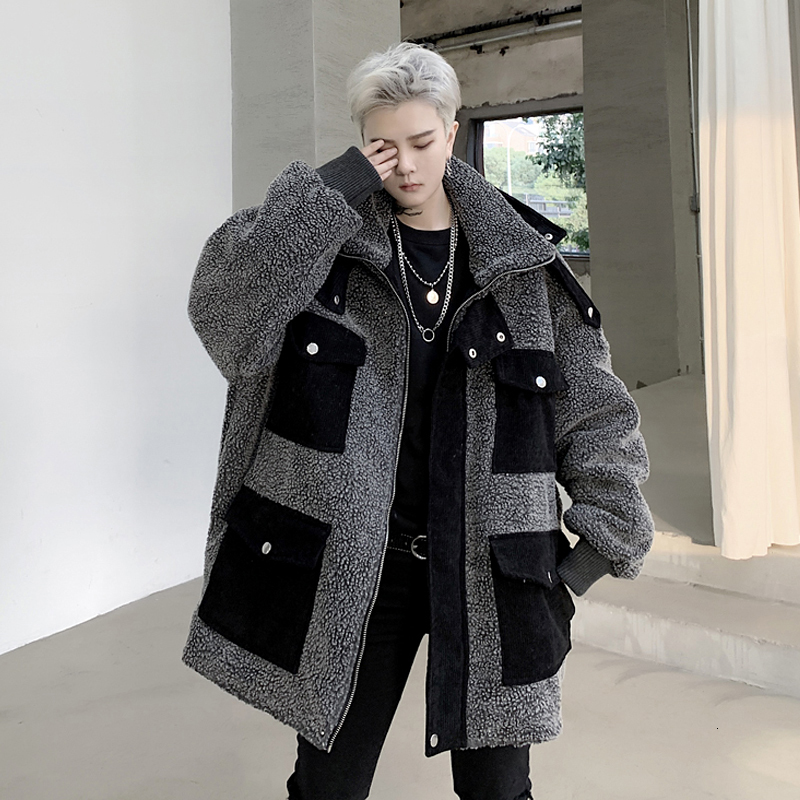 2021 New Black Winter Multi-pocket Velvet Cuts Loose Cotton Suit Men's Clothing Lamb Coat 3PM4, 11
2021 New Black Winter Multi-pocket Velvet Cuts Loose Cotton Suit Men's Clothing Lamb Coat 3PM4, 11