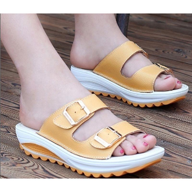 2021 Summer women sandals wedges sandals ladies open toe round toe buckle black yellow white platform shoes OR911361
2021 Summer women sandals wedges sandals ladies open toe round toe buckle black yellow white platform shoes OR911361