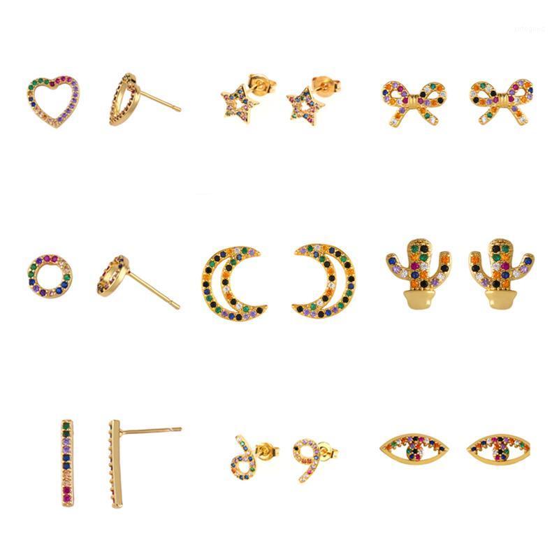 Stud 22 Types Fashion Heart Bowkont Female Personality Simple Earrings Color Zircon Women Gifts Trendy Jewelry ,1 Pair1
Stud 22 Types Fashion Heart Bowkont Female Personality Simple Earrings Color Zircon Women Gifts Trendy Jewelry ,1 Pair1