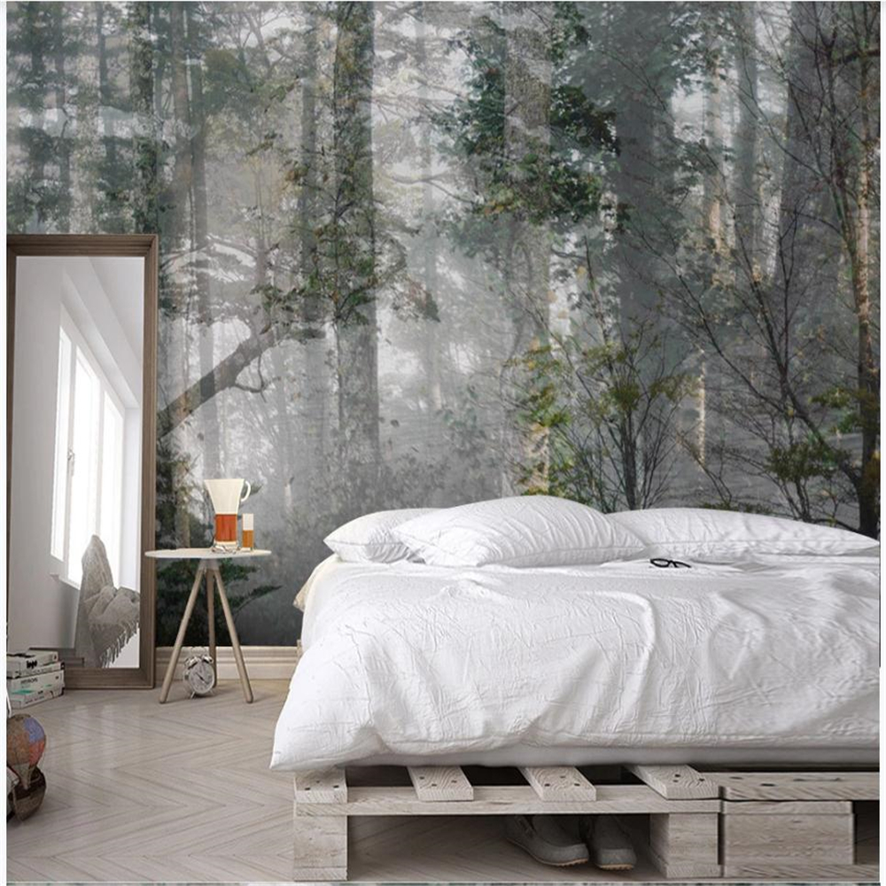Photo Forest wallpapers woods natural wallpapers living room background wall paper 3d stereoscopic wallpaper
