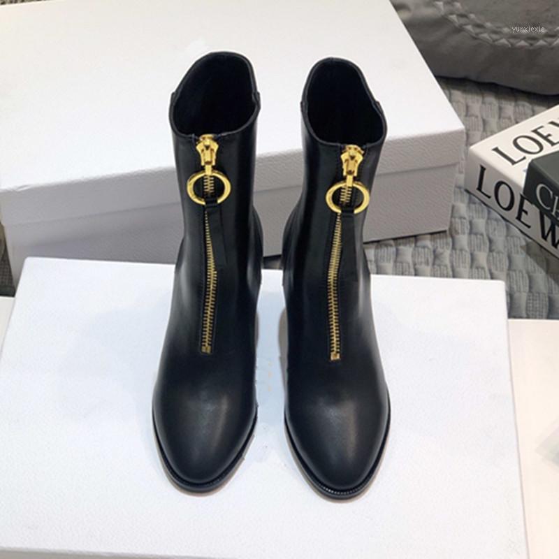Metal Ring Zipper Woman Black Boots Winter Warm Boots Round Toe Shoes Women Comfortable Fashion Thick Bottom Ladies Shoes1, As show
Metal Ring Zipper Woman Black Boots Winter Warm Boots Round Toe Shoes Women Comfortable Fashion Thick Bottom Ladies Shoes1, As show
