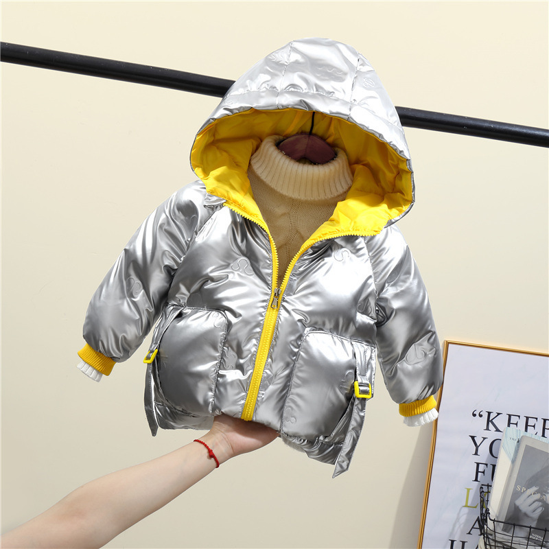 OLEKID 2020 Winter Down Jacket For Boy Warm Waterproof Shiny Baby Girl Outerwear Coat 1-8 Years Kids Toddler Snowsuit Girl Parka LJ201017