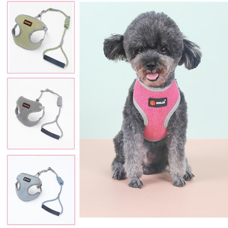 Pet Dog Vest Harness and Leash Set Breathable Puppy Soft Collar Cat Chest Back Strap Leashes Belt Doggy Walking Traction Ropes1
Pet Dog Vest Harness and Leash Set Breathable Puppy Soft Collar Cat Chest Back Strap Leashes Belt Doggy Walking Traction Ropes1