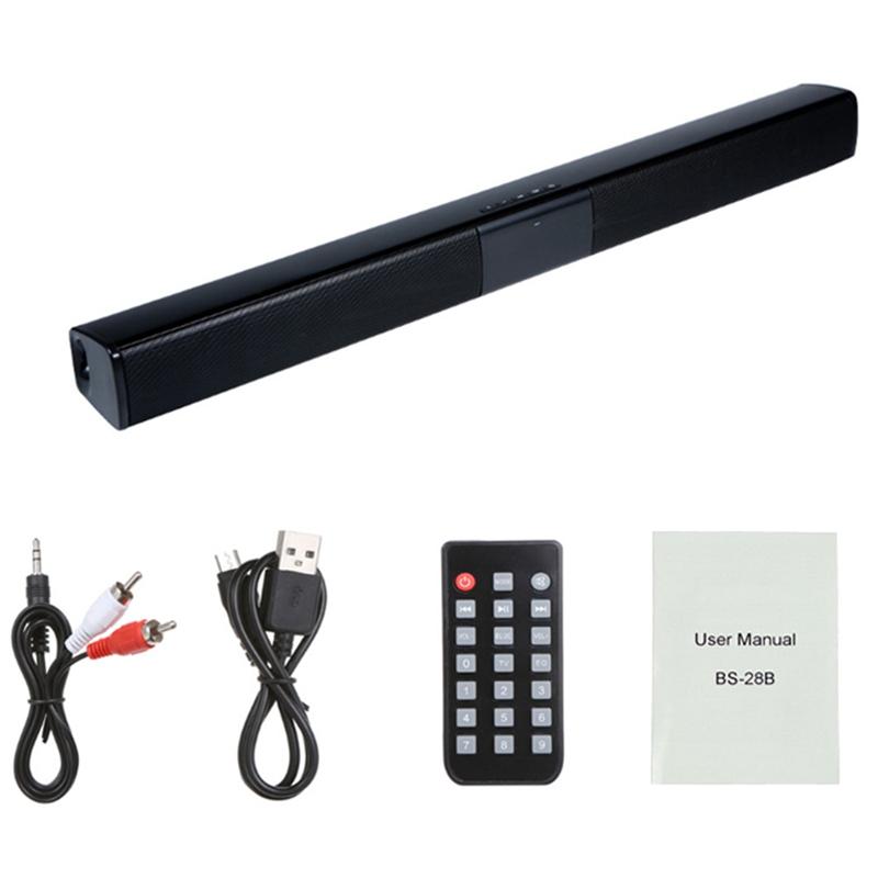 RISE-20W Column Wireless Bluetooth Speaker Tv Soundbar Stereo Home Theater Portable Sound Bar Tf Usb For Tv Pc
RISE-20W Column Wireless Bluetooth Speaker Tv Soundbar Stereo Home Theater Portable Sound Bar Tf Usb For Tv Pc